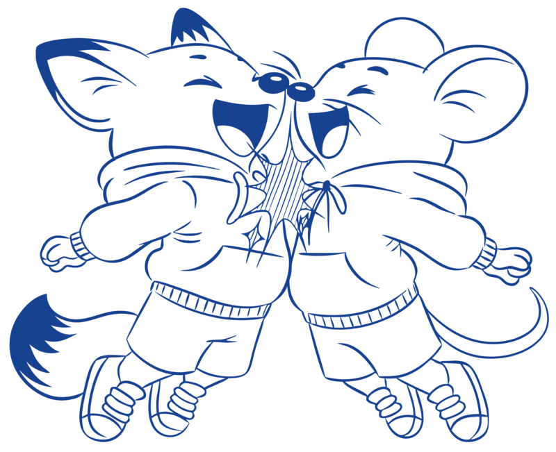 KIRO et MIKA - mascottes kiliogene